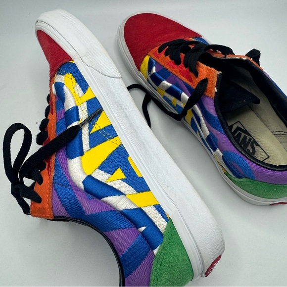 Vans Classic Old Skool Statement "OFF THE WALL Mens 7.5 Womens 9 Sneakers - Picture 7 of 9